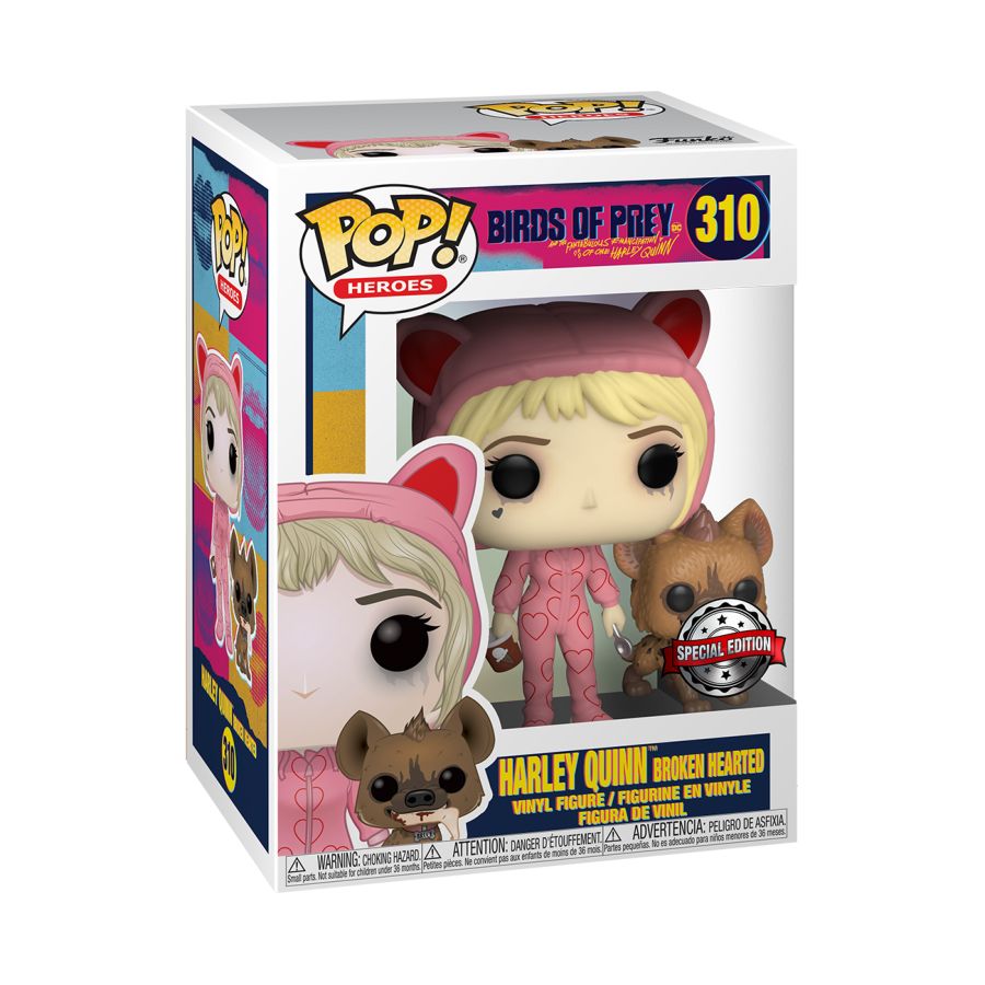 Birds of Prey - Harley Quinn Broken Hearted with Bruce US Exclusive Pop! Vinyl - Ozzie Collectables