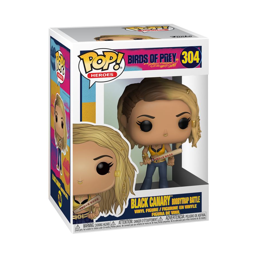 Birds of Prey - Black Canary Boobytrap Battle Pop! Vinyl - Ozzie Collectables