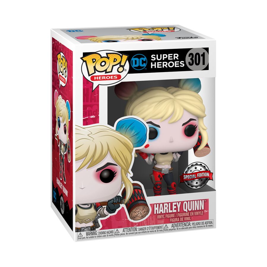 Batman - Harley Quinn with Mallet US Exclusive Pop! Vinyl - Ozzie Collectables