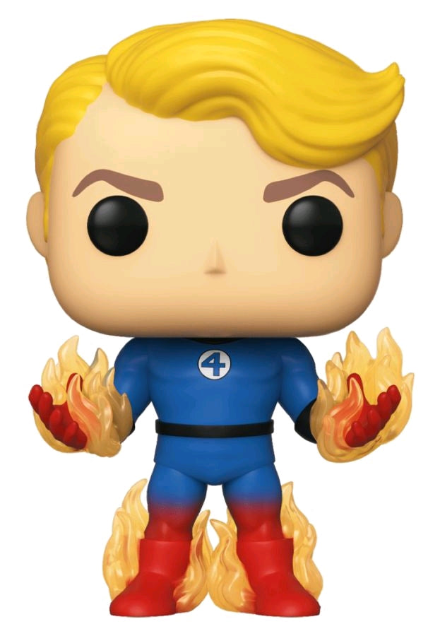 Fantastic Four - Human Torch with Flames US Exclusive Pop! Vinyl - Ozzie Collectables
