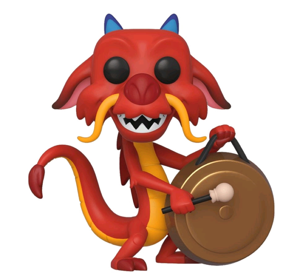 Mulan - Mushu with Gong Pop! Vinyl - Ozzie Collectables