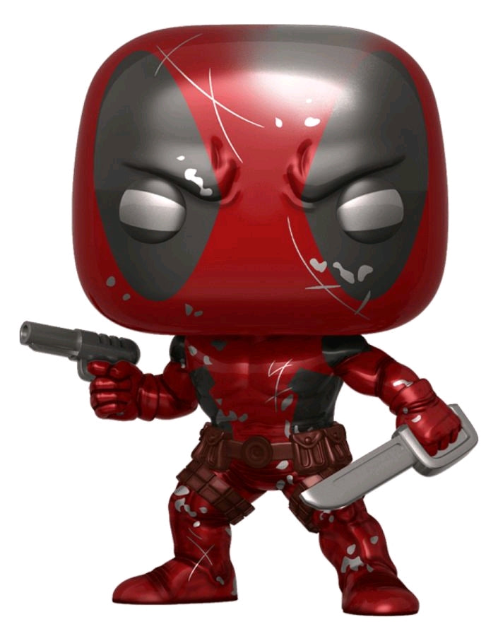 Deadpool - Deadpool 1st Appearance Metallic 80th Anniversary US Exclusive Pop! Vinyl - Ozzie Collectables