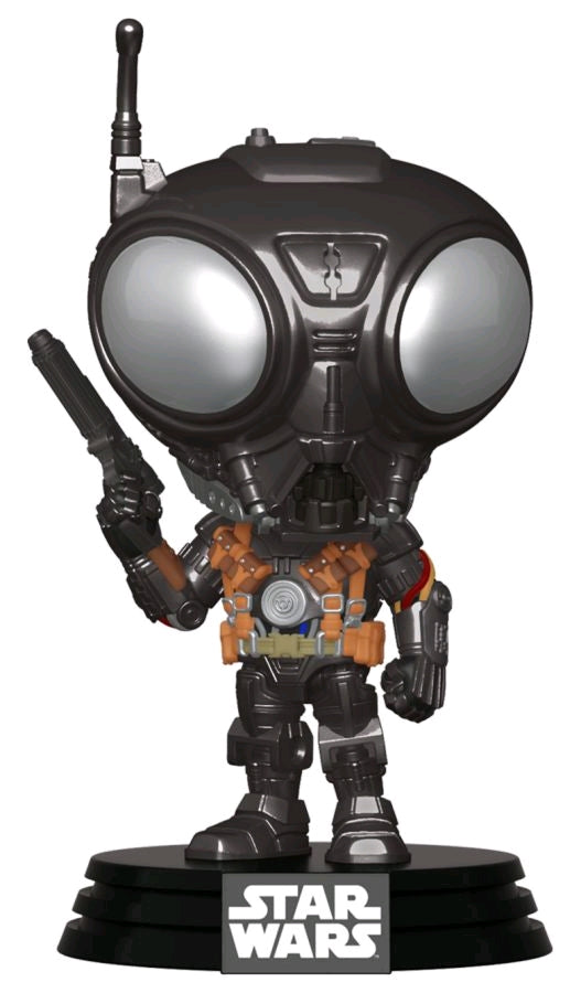 Star Wars: The Mandalorian - Q9-Zero Metallic Pop! Vinyl - Ozzie Collectables