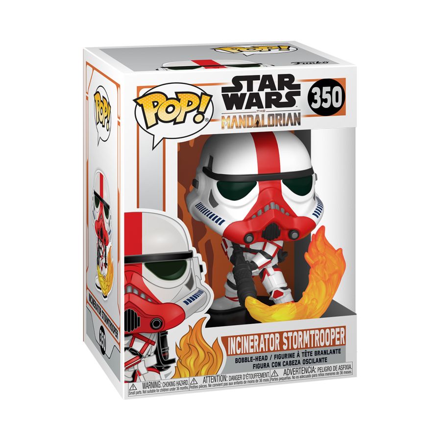 Star Wars: The Mandalorian - Incinerator Stormtrooper Pop! Vinyl - Ozzie Collectables