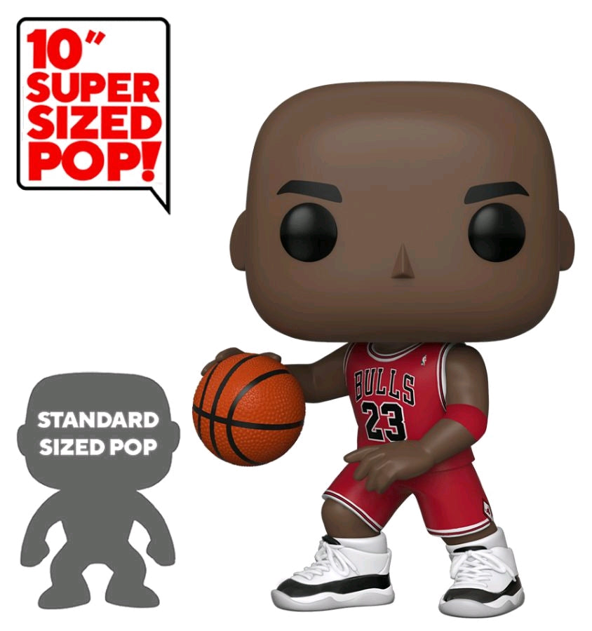 NBA: Bulls - Michael Jordan Red Jersey 10" Pop! Vinyl - Ozzie Collectables
