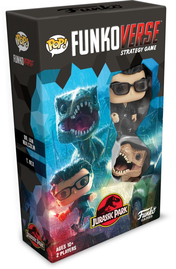 Funkoverse - Jurassic Park 101 2-pack Expandalone Strategy Board Game - Ozzie Collectables