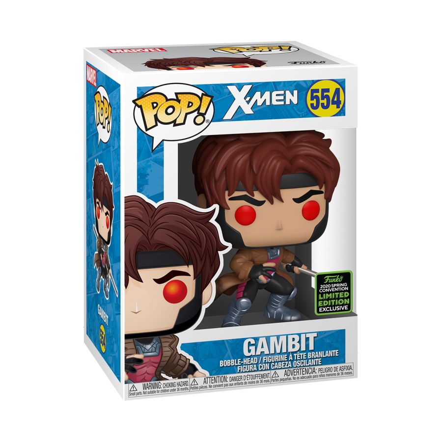 X-Men - Classic Gambit ECCC 2020 Exclusive Pop! Vinyl - Ozzie Collectables