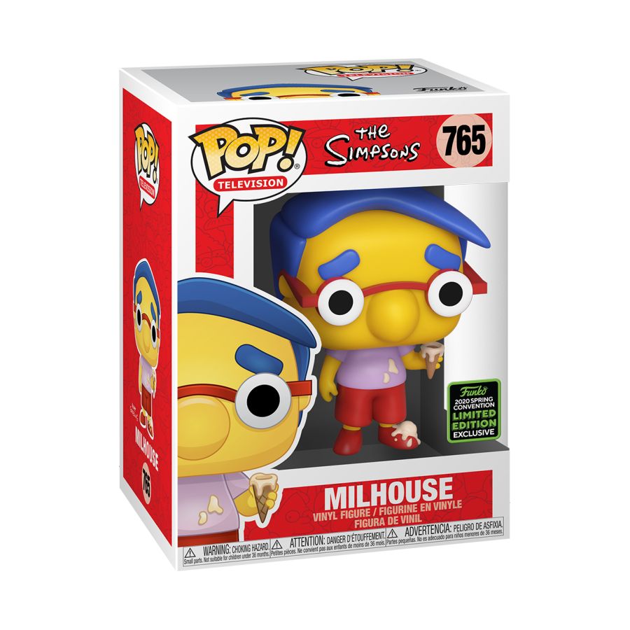 The Simpsons - Milhouse ECCC 2020 Exclusive Pop! Vinyl - Ozzie Collectables