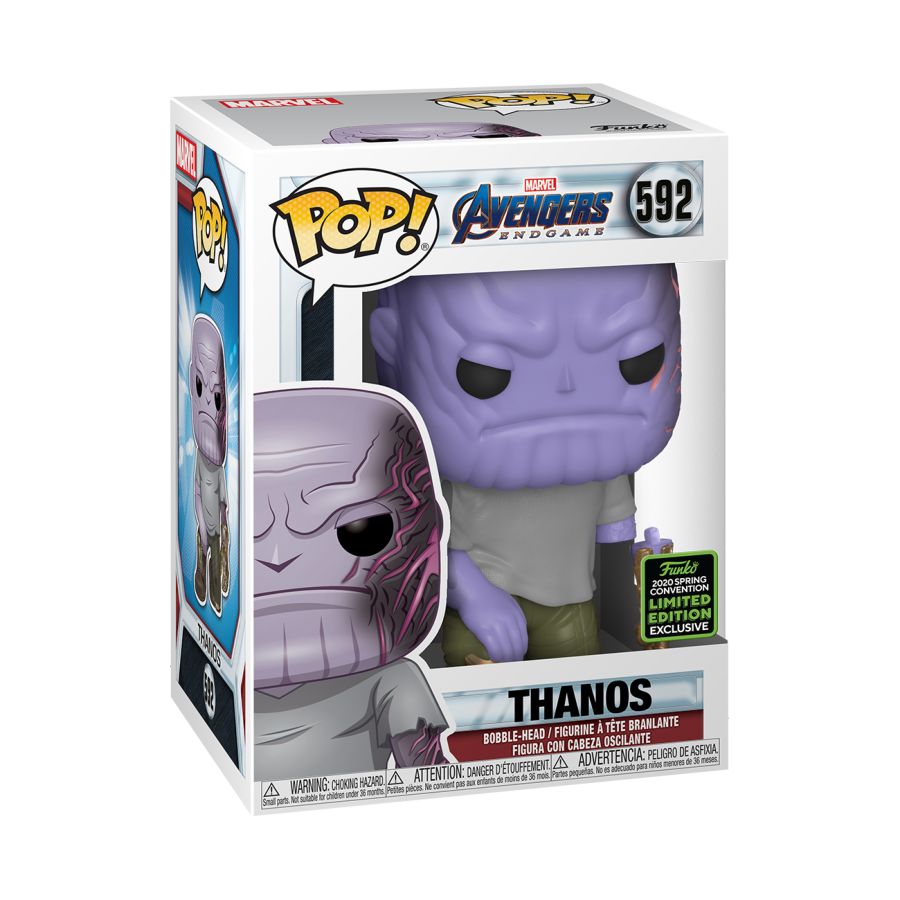 Avengers 4: Endgame - Thanos with Detachable Arm ECCC 2020 Marvel Exclusive Pop! Vinyl - Ozzie Collectables