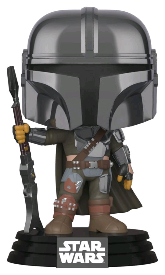 Star Wars: Mandalorian - Mandalorian Chrome US Exclusive Pop! Vinyl #345