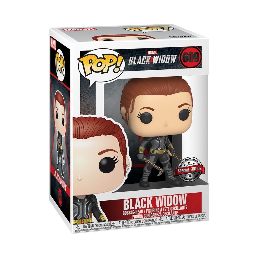 Black Widow - Black Widow Grey Suit US Exclusive Pop! Vinyl - Ozzie Collectables