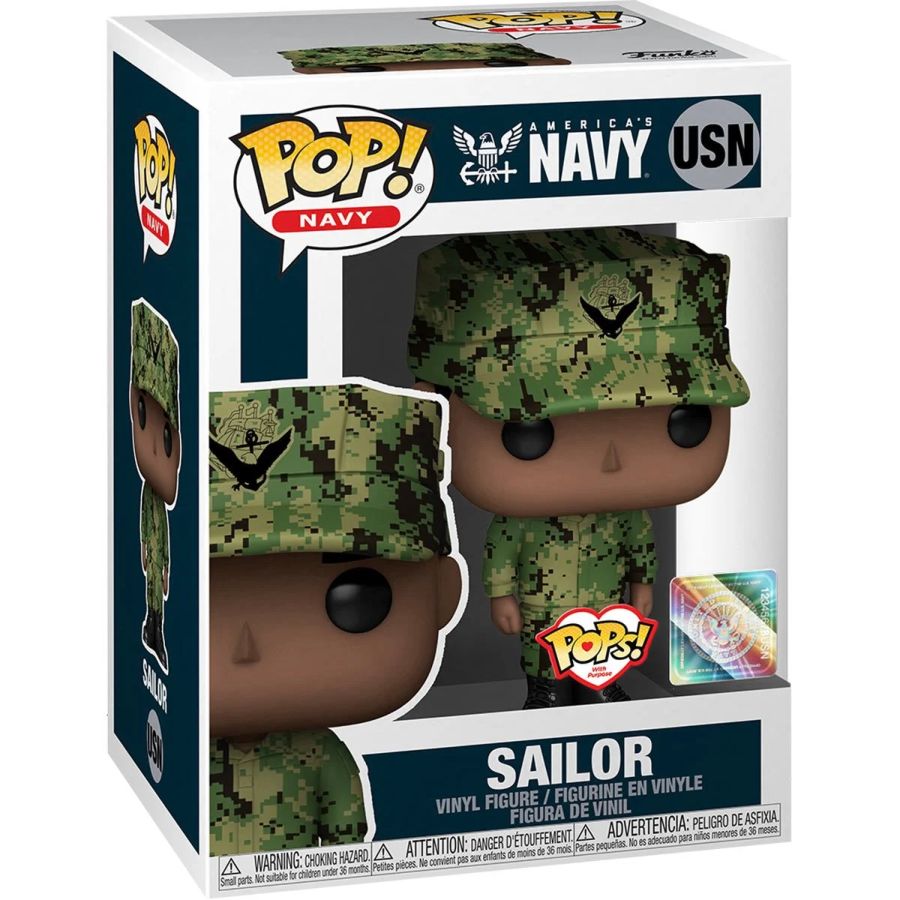 US Military: Navy - Male African American Pop! Vinyl