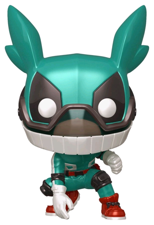 My Hero Academia - Deku with Helmet Metallic US Exclusive Pop! Vinyl - Ozzie Collectables