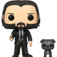John Wick - John Wick with Dog Pop! Vinyl - Ozzie Collectables