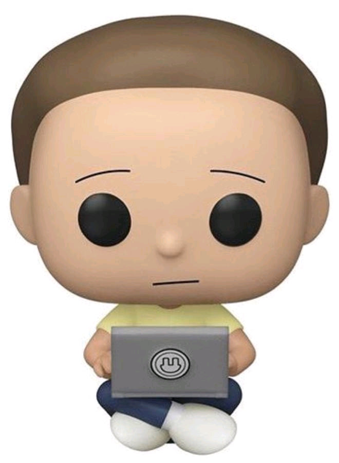 Rick and Morty - Morty with Laptop US Exclusive Pop! Vinyl - Ozzie Collectables