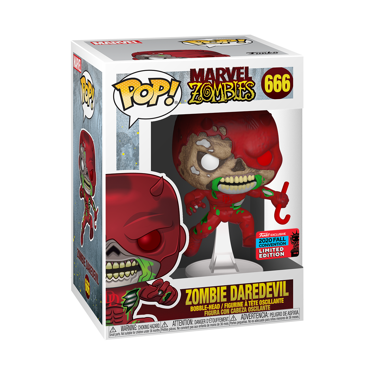 Marvel  Zombies - Zombie Daredevil New York Comic Con Exclusive POP! Vinyl #666