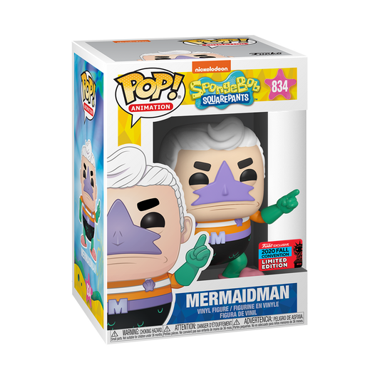 Mermaid Man - Spongebob Squarepants New York Comic Con Exclusive POP! Vinyl #834