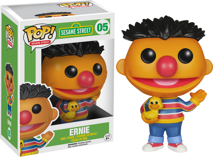 Sesame Street - Ernie Pop! Vinyl - Ozzie Collectables