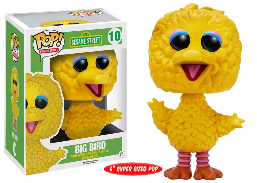 Sesame Street - Big Bird 6" Pop! Vinyl - Ozzie Collectables