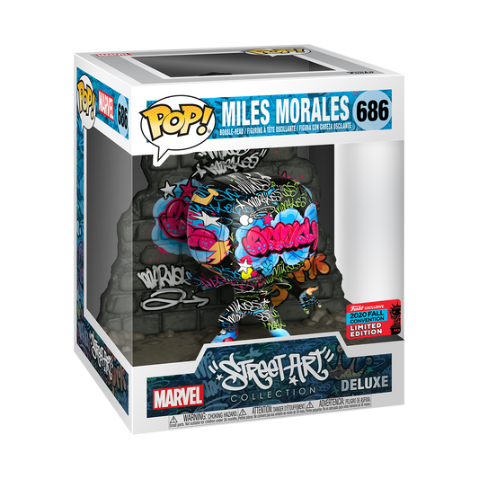 Marvel Street Art Collection - Miles Morales NYCC 2020 US Exclusive Pop! Deluxe