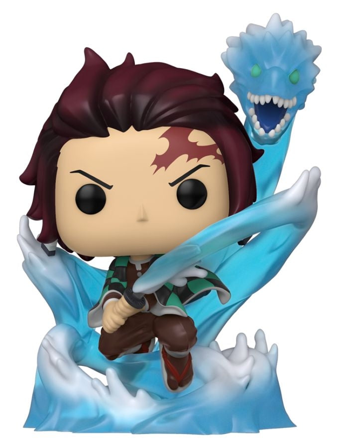 Demon Slayer - Tanjiro with Dragon US Exclusive Glow Translucent Pop! Vinyl 