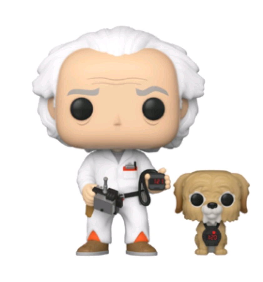 Back to the Future - Doc with Einstein US Exclusive Pop! Vinyl 