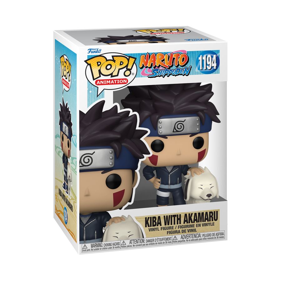 Naruto - Kiba with Akamaru Pop! Vinyl