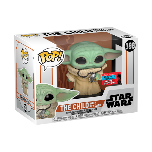 Star Wars: The Mandalorian - The Child w/Pendant NYCC 2020 US Exclusive Pop! Vinyl  #398