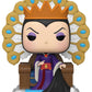 Snow White and the Seven Dwarfs - Evil Queen on Throne Pop! Deluxe