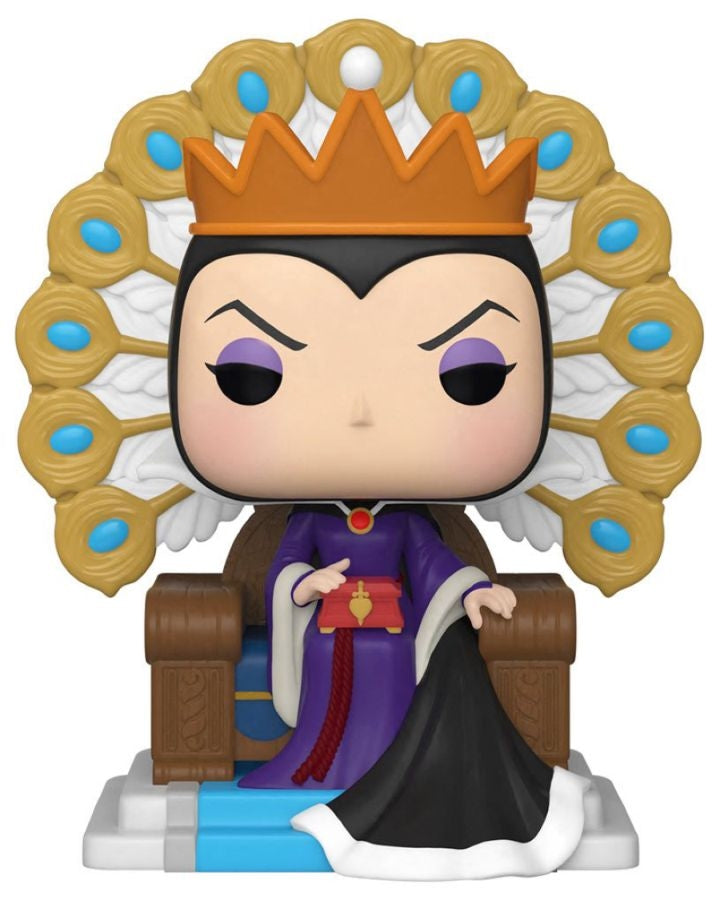 Snow White and the Seven Dwarfs - Evil Queen on Throne Pop! Deluxe