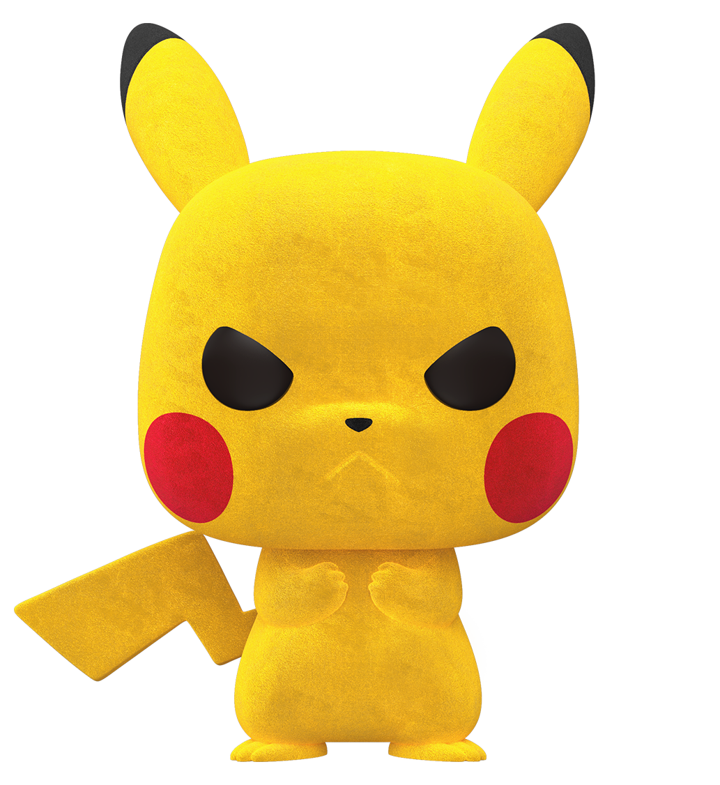 Pokemon - Pikachu Grumpy Flocked NYCC Exclusive Pop! Vinyl #598