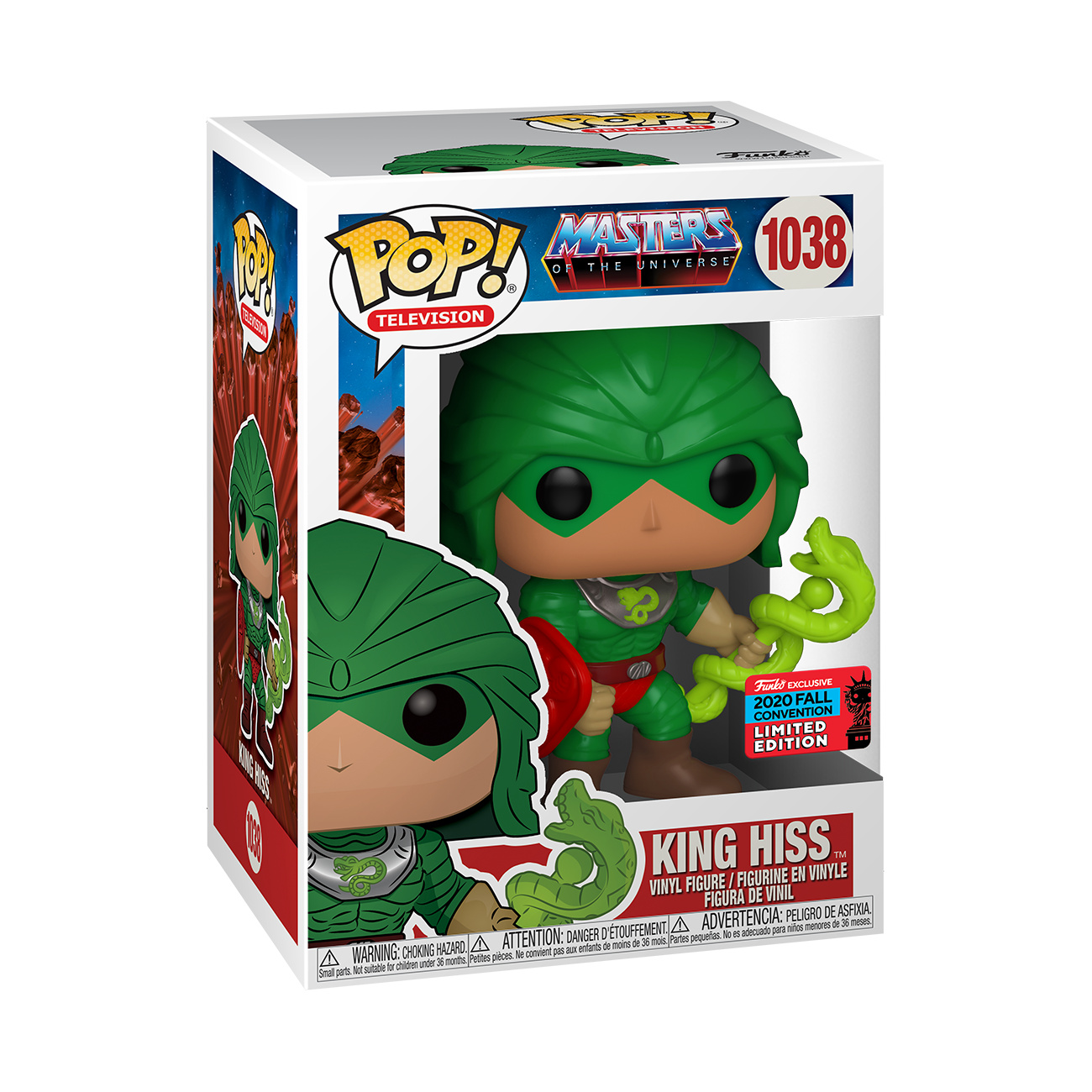 Masters of the Universe - King Hiss New York Comic Con Exclusive POP! Vinyl #1038