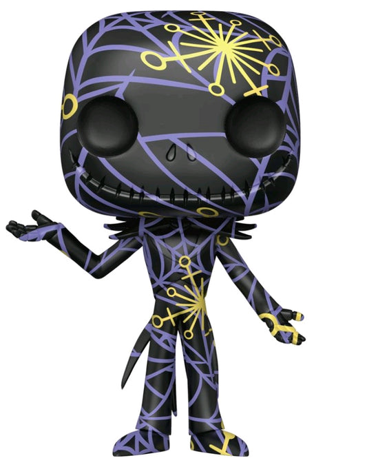 The Nightmare Before Christmas - Jack (Artist) Black & Yellow US Exc Pop! with Protector - Ozzie Collectables