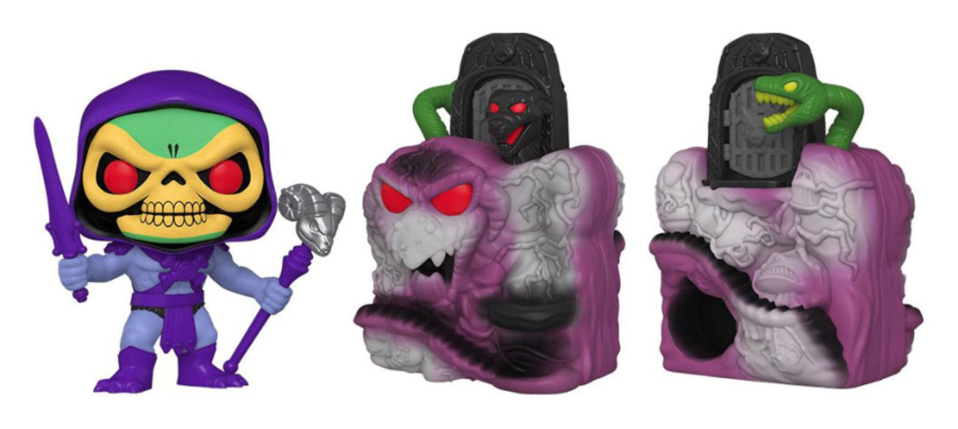 Masters of the Universe - Snake Mountain with Skeletor Pop! Town