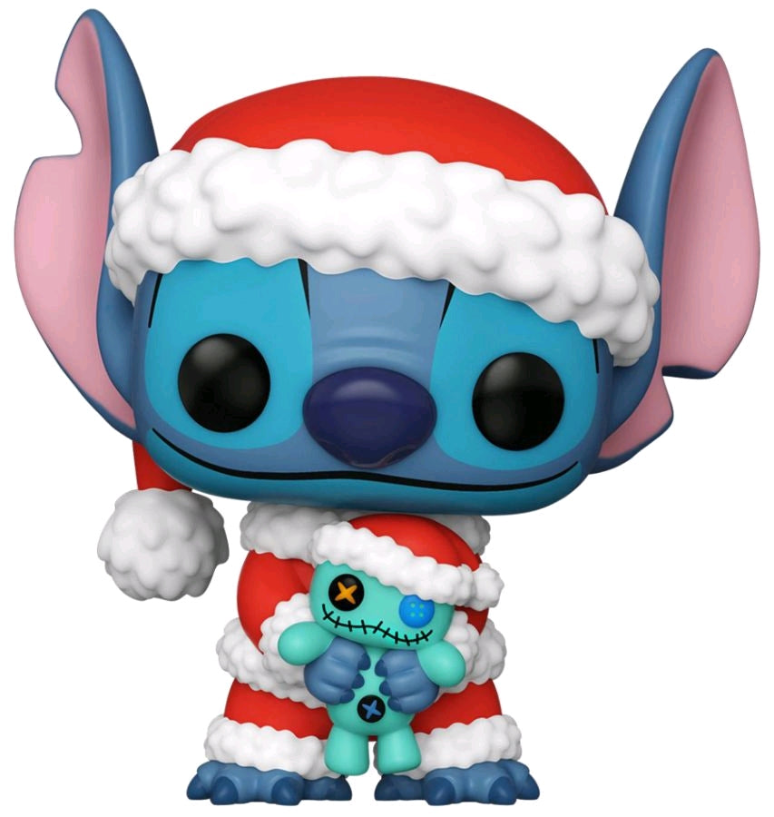 Lilo & Stitch - Santa Stitch with Scrump US Exclusive Pop! Vinyl - Ozzie Collectables