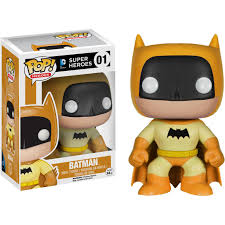 DC Super Heroes - Batman (Yellow) Pop! Vinyl Heroes #01