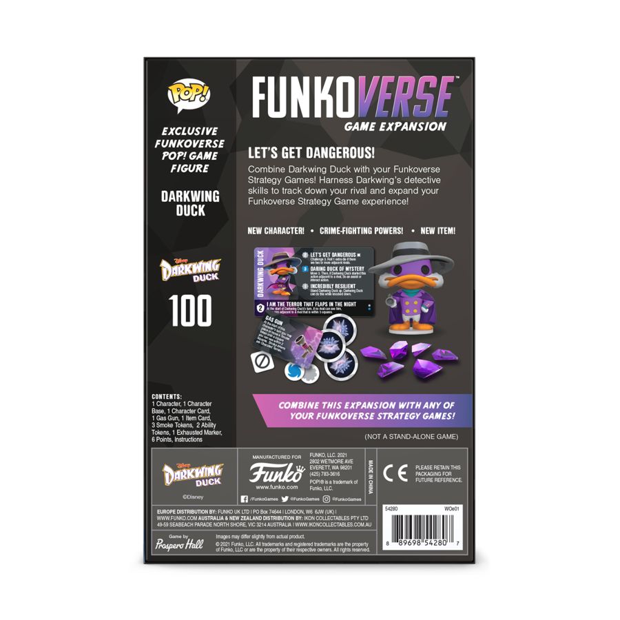 Funkoverse - Darkwing Duck 100 1-Pack Expansion ECCC 2021 US Exclusive 