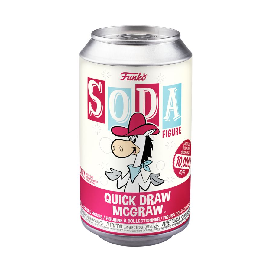 Hanna Barbera - Quick Draw McGraw Vinyl Soda