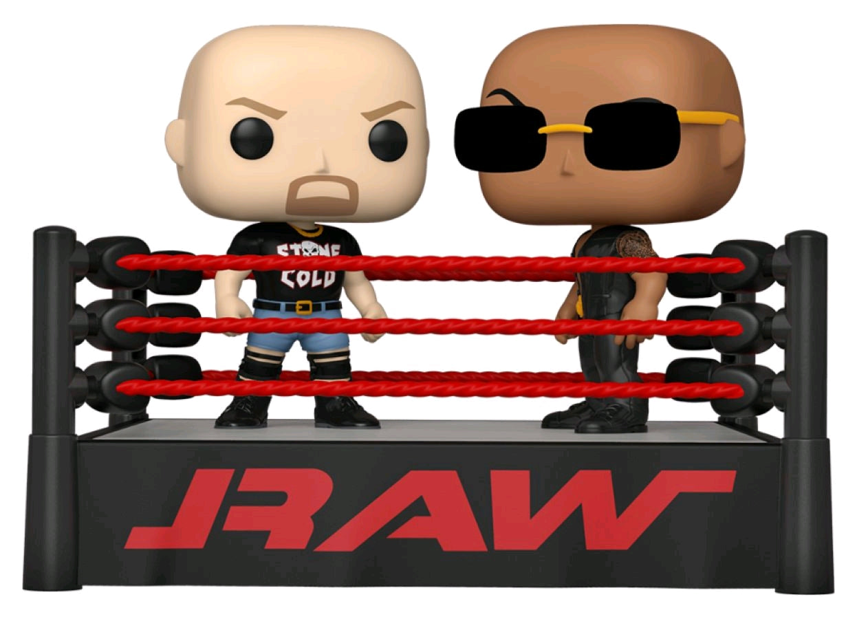 WWE - The Rock v Stone Cold Wrestling Ring Pop! Moment
