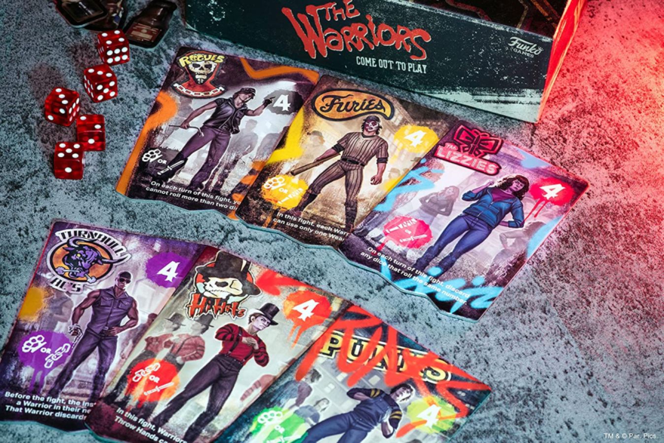 The Warriors - Come Out to Play Board Game