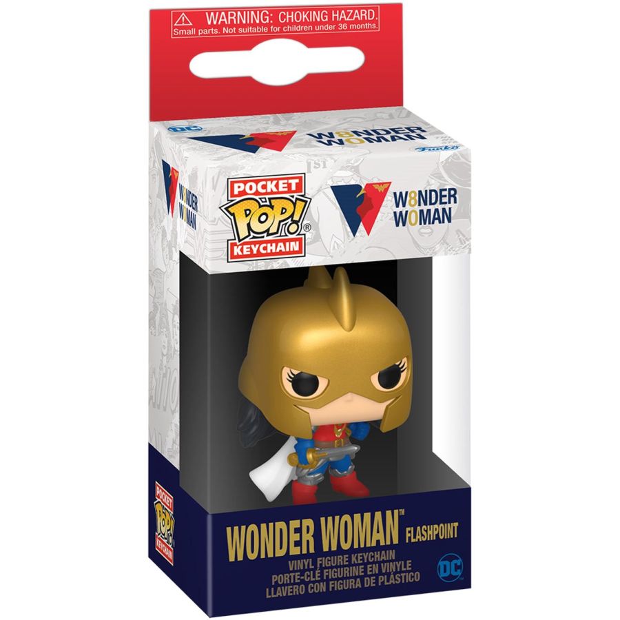 Wonder Woman - Wonder Woman Flashpoint 80th Anniversary Pocket Pop! Keychain