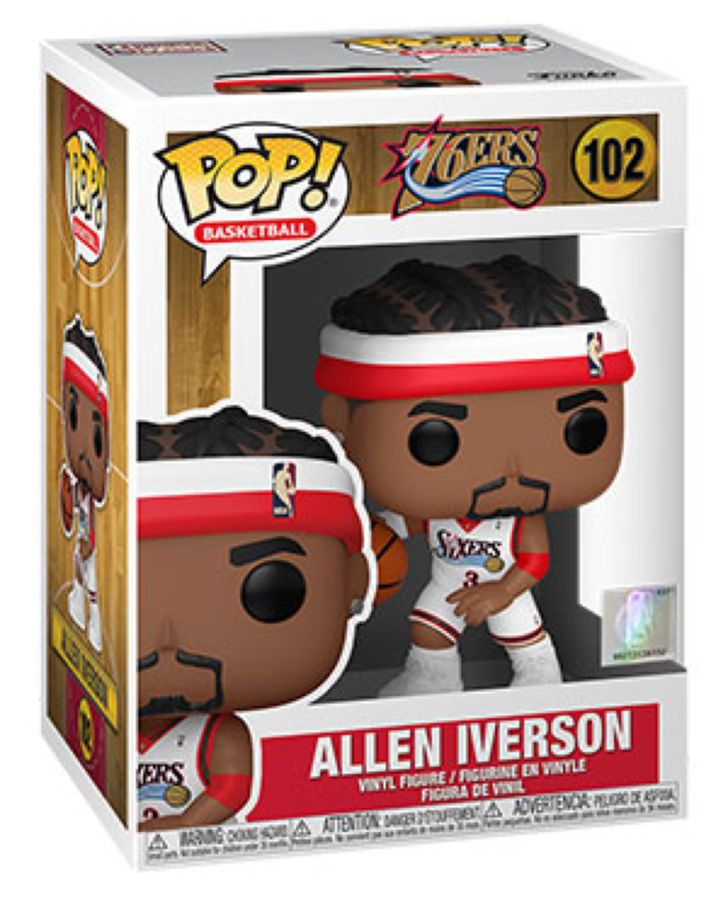 NBA: Legends - Allen Iverson (Sixers Home) Pop! Vinyl