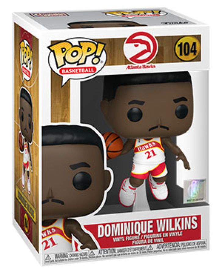 NBA: Legends - Dominique Wilkins Hawks Home Pop! Vinyl