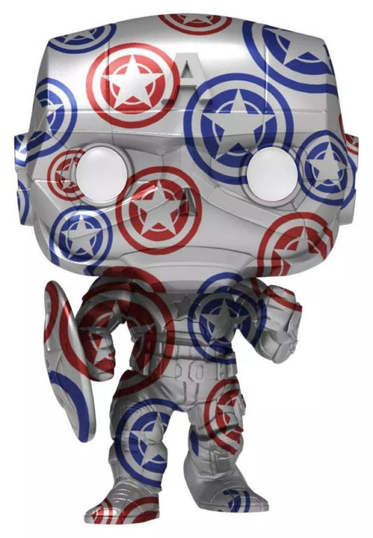 Avengers (Video Game 2020) - Captain America Patriotic Age (Artist) US Exc Pop! w/Protector 