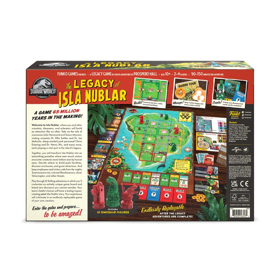 Jurassic World - The Legacy of Isla Nublar Board Game