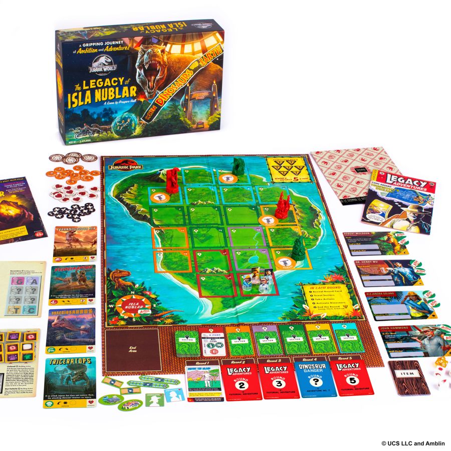 Jurassic World - The Legacy of Isla Nublar Board Game