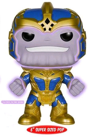 Guardians of the Galaxy - Thanos Glow 6" US Exclusive Pop! Vinyl - Ozzie Collectables