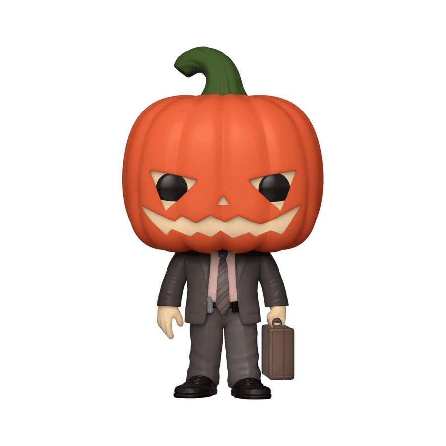 The Office - Dwight with Pumpkinhead Pop! Vinyl