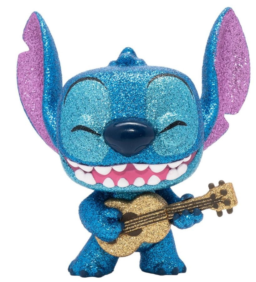 Lilo & Stitch - Stitch with Ukelele Diamond Glitter US Exclusive Pop! Vinyl 