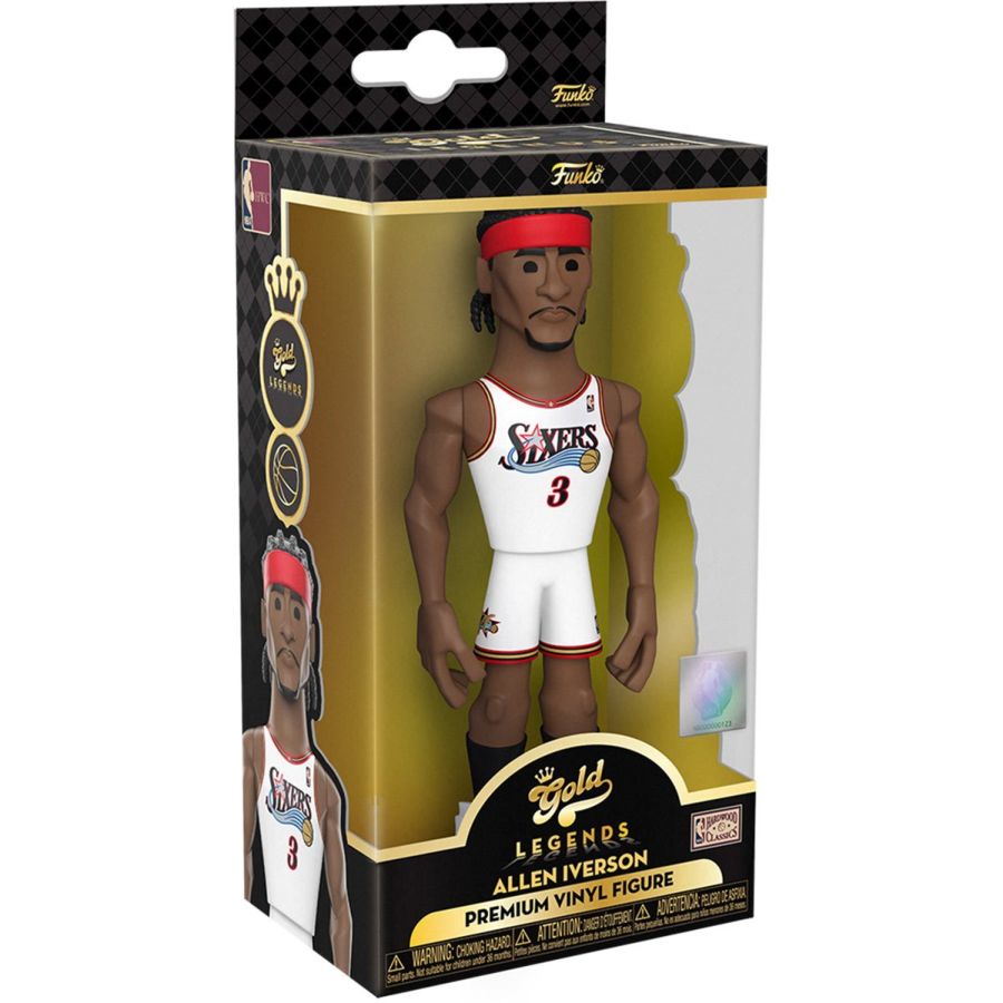 NBA Legends: 76ers - Allen Iverson 5" Vinyl Gold